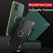 Кожаный чехол с крокодиловой текстурой для Samsung Galaxy S21 S20 FE Ultra S10 Plus Note 20 Ultra 10 Lite 9 8, матовые Силиконовые чехлы, чехол 2024 - купить недорого