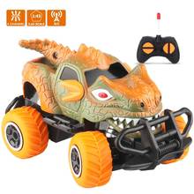 Dinosaur Remote Control Car for Boys Toys Age 3-6 Mini Dino RC Car Toys RC Monster Truck Ideal Gifts for Kids 1:43 Scale 2024 - buy cheap
