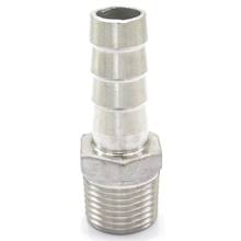 1/2" BSPT Male x 15mm Hose Barbed 304 Stainless Steel Pipe Fitting Hose tail Connector 230 PSI 2024 - buy cheap