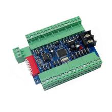 Controlador de led dmx512, melhor preço, 1 peça, 24 canais, 8 grupos, para uso em faixas de led