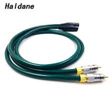 Haldane-Cable de interconexión HIFI Nakamichi RCA a XLR hembra, Cable de Audio de 3 pines XLR a RCA con FURUTECH FA-220 2024 - compra barato