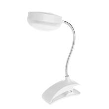 Clip-on flexível lâmpada de mesa led braçadeira leitura estudo cama portátil mesa luz brilhante 2024 - compre barato