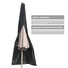 Открытый патио зонтик водонепроницаемый защитный чехол с молнией для сада консольный зонтик зонты чехол Крышка зонта 2024 - купить недорого