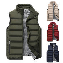 Brand Casual Vest Jacket Men Autumn Warm Sleeveless Jacket Male 10 Color Lightweight Waistcoat Men Vest Plus Size Veste Homme 2024 - buy cheap