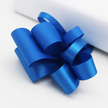 5 Meter/Lot Royal Blue Silk Satin Ribbon Solid Color Grosgrain Ribbon DIY Sewing Ribbon Bow Crafts Wrap Decoration Accessories 2024 - buy cheap
