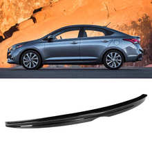 Rear Trunk Duckbill Spoiler Wing Tail Lid Glossy Black Fit for Hyundai Accent 2018-2020 2024 - buy cheap