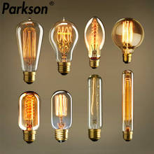 Dimmable E27 Retro Edison Light Bulb AC 110V 220V 40W Vintage Edison bulb ST64 G80 G95 T225 T300 Incandescent Bulbs Edison Lamp 2024 - купить недорого