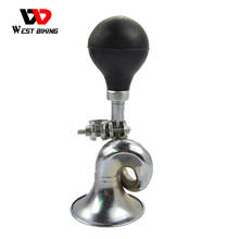 WEST BIKING Bicycle Bell Bugle Air Horn Sound Bell Handlebar Mount Retro Bell MTB Road Bike Cycling Bicycle Alarm Bell 2024 - buy cheap
