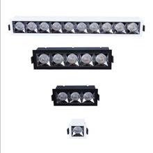 10 Head 4W 12W 20W 40W Led Light Bar For Boardroom Commerce Office Modern Fashion Line Lamp Indoor Lighting Ceiling Down Light 2024 - buy cheap