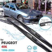 Escobilla limpiaparabrisas de coche para Peugeot 406 sedán carro finca 1996 ~ 2004 parabrisas delantero accesorios del coche 1997, 1998, 1999, 2000, 2001, 2002, 2003 2024 - compra barato