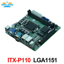 Skylake platform LGA1151 the 6th Intel Core i3/i5/i7 Industrial pc mini-itx motherboard for 2 lan 2024 - buy cheap
