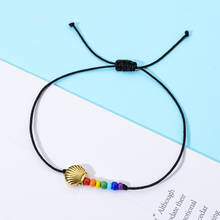 Женский браслет с сердечком и бабочкой в стиле бохо, регулируемый браслет с веревкой для йоги 2024 - купить недорого