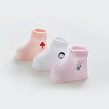 3 pairs/lot Children's Socks Boys Girls Newborn Fashion Cartoon Baby Socks Infant Candy Color Cotton Socks For Baby Gifts 2024 - buy cheap