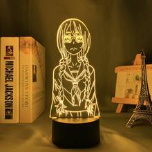 Saki-luz de led yoshida para decoração de quarto, mesa de anime, lâmpada 3d, saki yoshida 2024 - compre barato