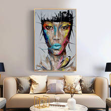 Nordic Wall Art Women Portrait Canvas Painting Prints and Poster Graffiti Wall Art Women Home Decor for Living Room Decoration 2024 - buy cheap
