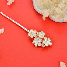 925 Sterling Silver Hair Stick Miao Hairpin Women Luxury Jewelry Plum Blossom Flower 2024 - buy cheap