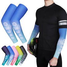 1 Pair Cycling Sleeves Anti-UV Outdoor Sports Sun Protection Riding Arm Sleeves Running Unisex Sunscreen Sleeve 2024 - buy cheap