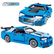 City Super Sports Mechanical Vehicle Model Building Blocks MOC Racing Car Bricks Education Toys For Children 2024 - buy cheap