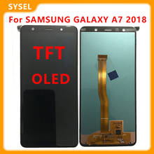 Tela lcd samsung galaxy a7 2018 a750, digitalizador, montagem, ferramentas gratuitas 2024 - compre barato