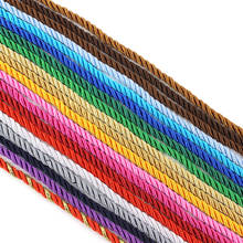 Цветной полиэфирный шнур, 100 метров/партия, 5 мм, скрученный шнур, высокопрочная нить «сделай сам», текстильное ремесло, украшение, 31 цвет 2024 - купить недорого