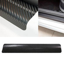 4 pcs.   Car Carbon fiber sticker Stickers Threshold Cover Anti Scratch Sticker for Audi all series Q3 Q5 SQ5 Q7 A1 A3 S3 A4 A4L 2024 - buy cheap