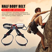 Outdoor Rock Climbing Sports Safety Belt Harness Mountaineering Adjustable Half Body Protective Belts Aerial Survival Equipment 2024 - buy cheap