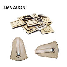 SMVAUON-troquelado de madera Diy, funda para llave, billetera de acero de estilo japonés, nuevo bolso para álbum de recortes, adecuado para bolsa de máquina troqueladora 2024 - compra barato