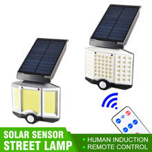 COB/LED Solar Light Outdoor Solar Lamp PIR Motion Sensor Solar Powered Waterproof Wall Light For Outdoors Courtyard Garden Yard 2024 - buy cheap