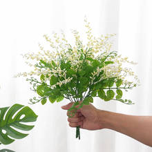 1PC Artificial Grass Plastic Leaf Lover tears Fake Plant Flower Wedding Flower Arrangement Home Garden Party Decoration 2024 - buy cheap