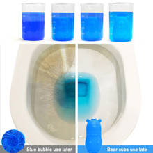 Limpador antibacteriano, azul, automático, higienização, utensílio de limpeza para banheiro 2024 - compre barato