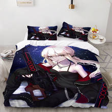 Juego de ropa de cama de Anime japonés, 2/3 piezas, funda de edredón de ametralladora, ropa textil para el hogar, tamaño US/EU/AU 2024 - compra barato