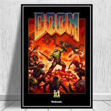 Poster Prints Classic Halo Video Games The Ultimate Doom Wall Art Canvas Painting Pictures For Living Room Home Decor 2024 - buy cheap