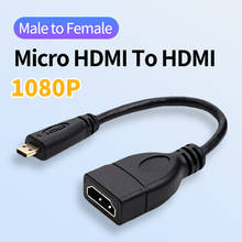 Micro HDMI To HDMI Cables hdmi 1.4 Version Gold Plated 1080P Cord For HDTV Camera Projector Mobile Phone Laptop Tablet MP4 2024 - buy cheap