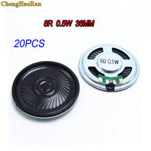 ChengHaoRan 20pcs 0.5W Loudspeaker 36MM 8 Ohms 8R 8Ohm Mini Round Speaker Diameter Small Horn Doorbell Speaker 2024 - buy cheap
