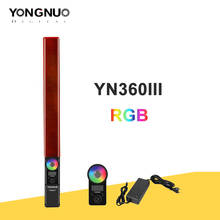 Yongnuo-Luz LED de vídeo de mano YN360 III YN360III, 3200K-5500K, RGB, colorida, palo de hielo, ajuste táctil con Control remoto 2024 - compra barato