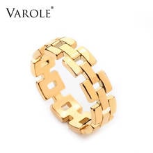 VAROLE Punk Hollow Ring Gold Color Lady Finger Rings For Women Minimalist Fashion Jewelry Anillos Dropshipping 2024 - buy cheap