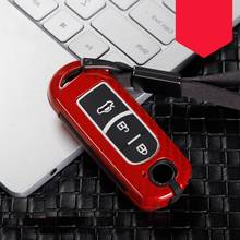 Carbon fiber Alloy+Silicone Car  Key Case Cover For Mazda 2 3 6 Atenza Axela CX-5 CX5 CX 5 CX-7 CX-9 2015 2016 2017 2018 2024 - buy cheap