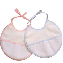 4pieces/lot YB0011 Baby waterproof bib Infant saliva towels Burp Cloths Cross stitch bib Baby bib Free shipping 2024 - buy cheap