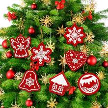 10pcs DIY Xmas Hanging Ornaments Full Drill Special Shape Diamond Painting Christmas Tree Pendants Party DIY Decoration 2024 - buy cheap