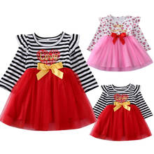 Formal Kids Ruffle Girl Dress Princess Bridesmaid Party Wedding Pageant Dress 2024 - buy cheap