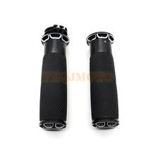 Custom Motorcycle 1" 25mm Aluminum CNC Handlebar Handle Bar Hand Grips for Harley Softail Sportster Touring Dyna 2024 - buy cheap