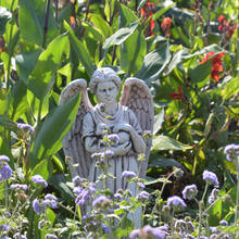 Американский деревенский ангел, открытый сад, большие декоративные фигурки, Сельский пейзаж, креативные поделки, декор для сада, двора 2024 - купить недорого