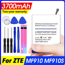 2700 мАч LI3823T43P3H715345 батарея для ZTE Grand S Flex/для ZTE MF910 MF910S MF910L MF920 MF920S MF920W + батарея 2024 - купить недорого