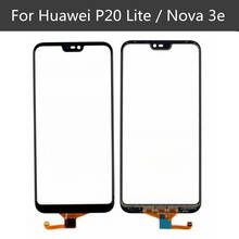 Panel de pantalla táctil de cristal para Huawei NOVA 3E / P20 LITE, Sensor digitalizador, Panel táctil frontal de reparación para Huawei NOVA3E 2024 - compra barato