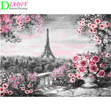 Diamond Embroidery Cross Stitch Street Diamond Painting Landscape 5D DIY Full Drill Mosaic Rhinestone Pictures Crafts 2024 - buy cheap