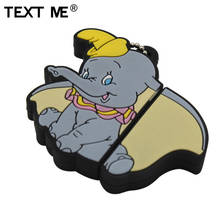 TEXT ME cute Animal elephant usb 2.0 usb flash drive  4GB 8GB 16GB 32GB 64GB wdeeing gift 2024 - buy cheap