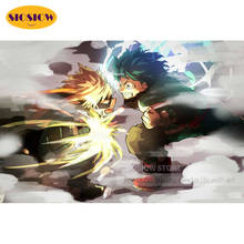 5d DIY Diamond Embroidery My Hero Academia Deku Bakugou Dimond Painting Cross Stitch Japanese Anime Full Square Home Wall Gifts 2024 - buy cheap