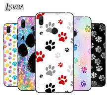 Silicone Cover Cat Dog Footprints For Huawei Mate 30 20 20X 10 Lite Y9 Y7 Y6 Y5 Pro Prime Lite 2019 2018 Phone Case 2024 - buy cheap
