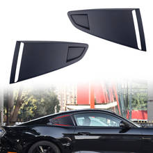 Beler-cubierta de plástico negro para ventana de coche Ford Mustang, cubierta de pala de ventilación lateral, para 2015, 2016, 2017, 2018, 1 par 2024 - compra barato