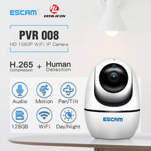 ESCAM-cámara IP inalámbrica de 1080P, dispositivo de vigilancia con WIFI, seguimiento automático, CCTV, visión nocturna IR, Audio bidireccional 2024 - compra barato